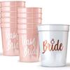Bachelorette Party Wedding Decoration Bride Team Plastic Drinking Cups Bridal Shower Gift To Be Bride Hen Party Supplies