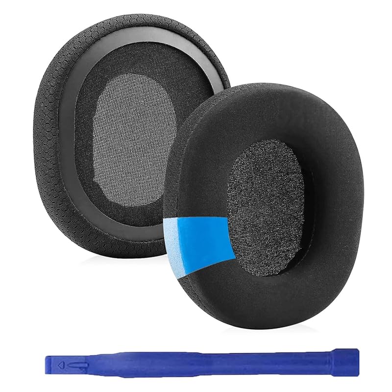

Adhiper Arctis 1/3/5/7/9 Replacement ear pad cushion Upgraded cooling gel & mesh fabric earpads SteelSeries For