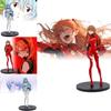 Beautiful Girl Series Eva Long Hair Red Outfit Asuka And Standing Rei Ayanami Figure Model For Anime Collectors