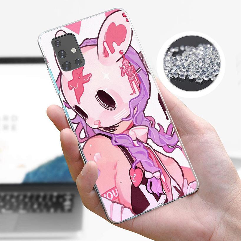Cute Anime Girl INS Phone Case For Samsung Galaxy A52 A32 A22 A12 A51 A31 A50S A30S A20S A10S Note 20 Ultra 10 Plus S10 A72 A71