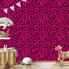 Pink Leather Purple, Burgundy and Black Wallpaper for Living Room and Bedroom 50x1000