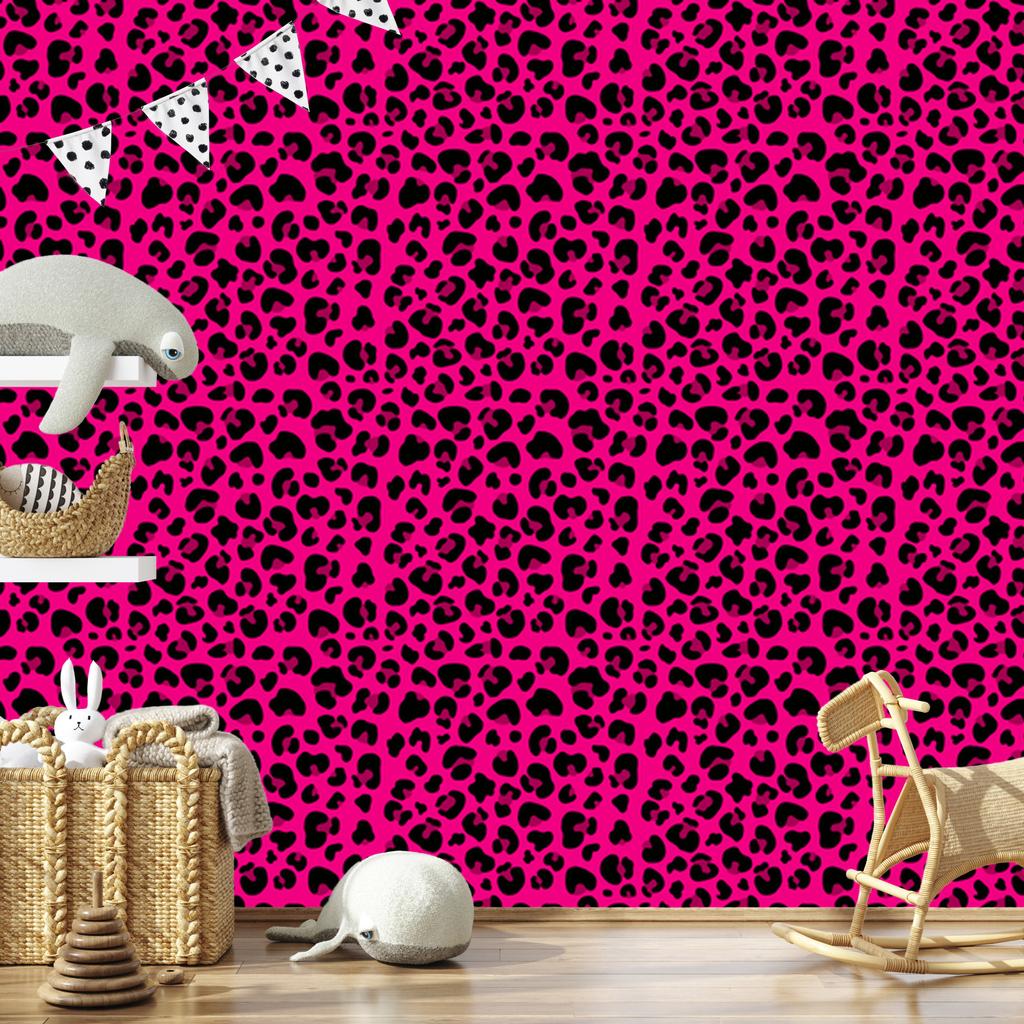 Pink Leather Purple, Burgundy and Black Wallpaper for Living Room and Bedroom 50x1000