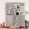 Clear Stamp for Card Making Rubber Stamp Transparent Silicone Stamps for Scrapbooking Photo Album Paper Decorations