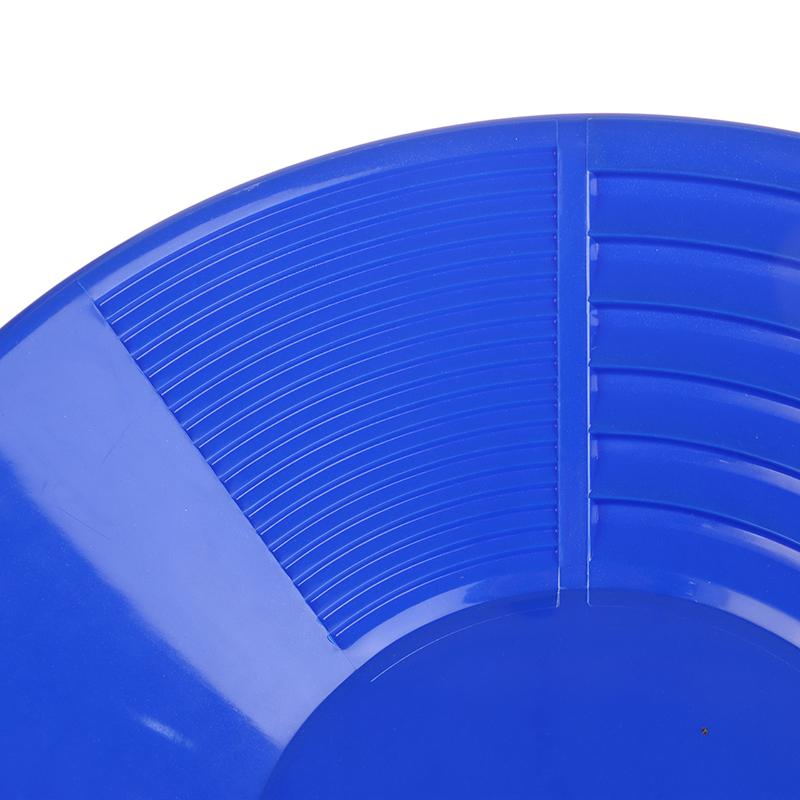 1Pc Gold Panning Tool 380Mm Gold Panning Pan Abs Gold Sifting Classifier Washing Sieve Tray Accessory