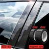 Black 3D Carbon Fiber Door Sill Protector – Nano Matte Anti-Scratch Film for Car Interior, Waterproof & Wear-Resistant