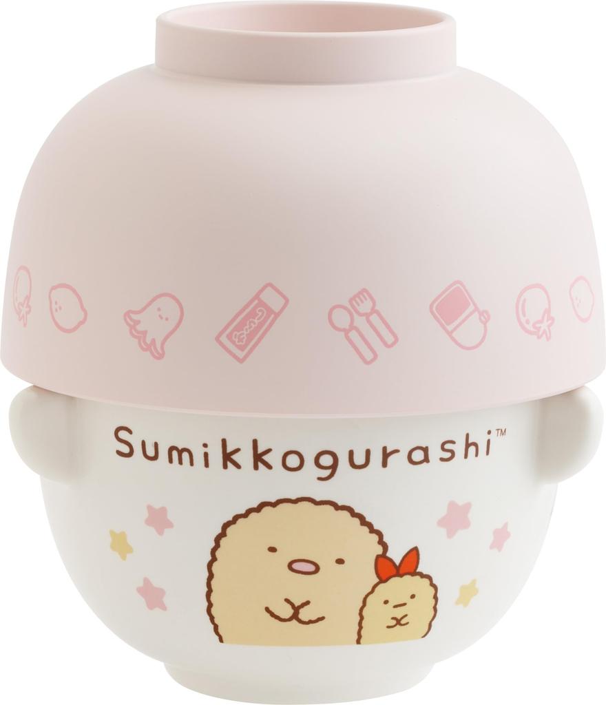 KA30005 Sumikkogurashi Tea Bowl Pork Cutlet Fried Shrimp Tail Set &