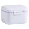 Denture Bath Storage Box Fake Teeth Orthodontic Retainer Case Mouth Guard Container Plastic Organizer Oral Hygiene Tools