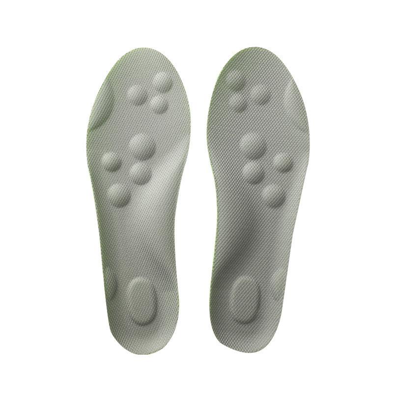 4D Cloud Technology Sports Insoles - Breathable, Odor-Resistant Arch Support for Men & Women