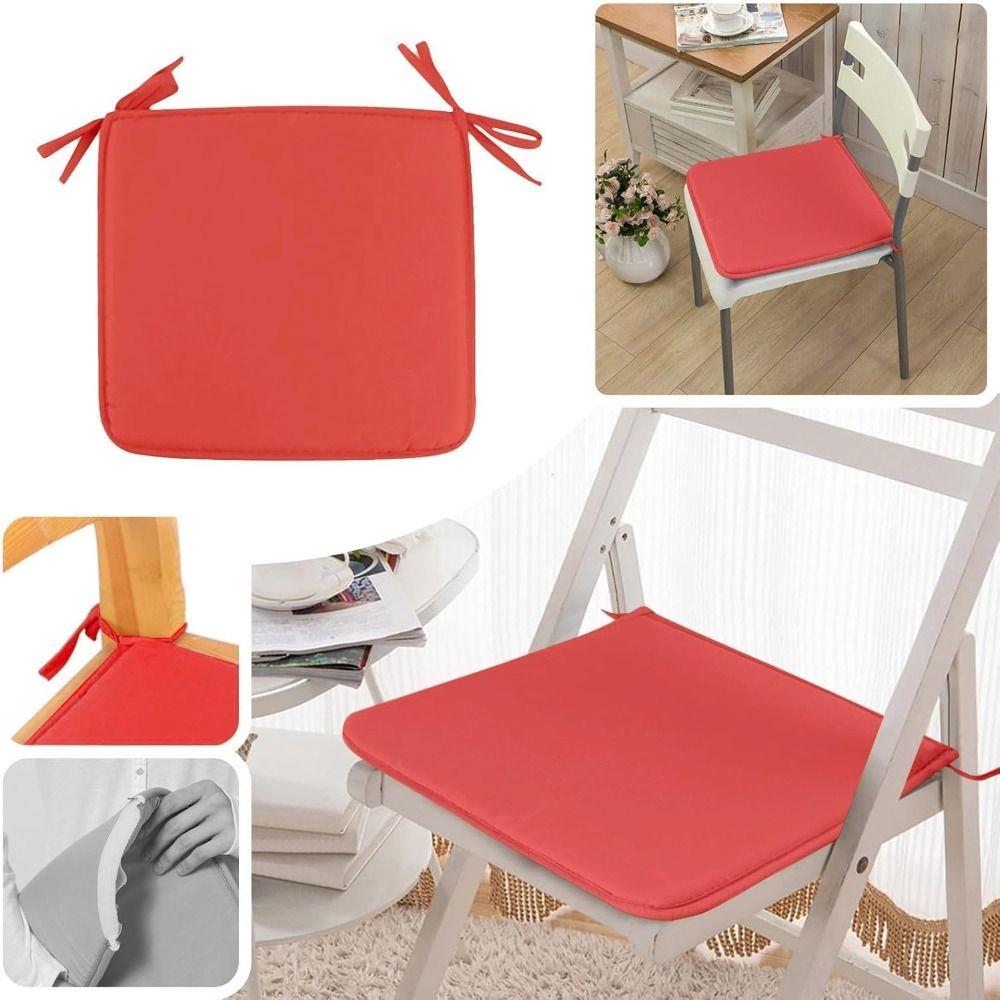 Thick Foam Padding Seat Cushions 40X40cm Sponge Pads Comfortable Chair Pads Indoor