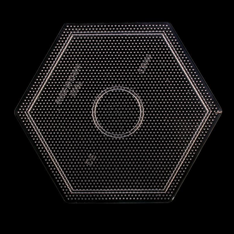 2.6mm Hama Beads Pegboard Mini Template Board Pixel Art Tool Circular Square Educational DIY Figure Material Board