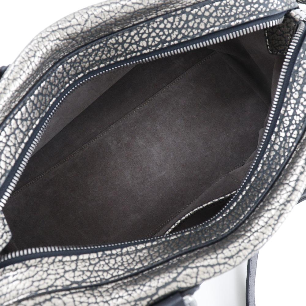 Loewe 2WAYShoulder Handbag Mini Boston Black / Silver Calfskin Women Used