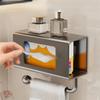 Strong Load Bearing Paper Towel Dispenser Easy Access Wet Wipes Storage Rack  Household