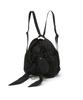Athe Vanessabruno [Ruban] Black Ribbon Backpack And Shoulder Bag S Aaba6Ff11Bk