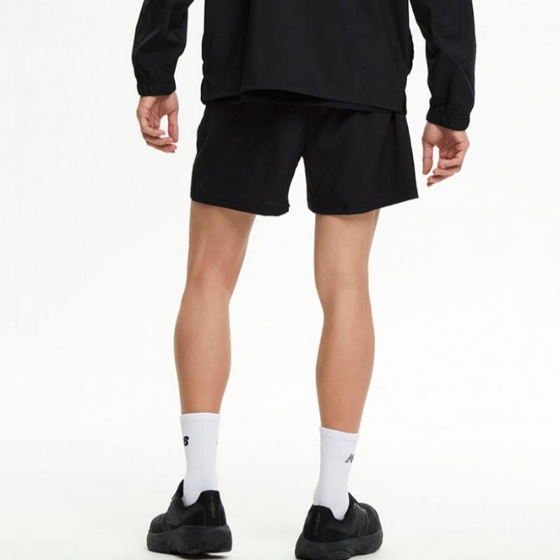 New Balance Nbnvf26201 Men Sports Essentials 4 Part 2 In 1 Woven Shorts  Black 