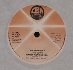 7inch Record MANDY ANN HUGHES - One Stop Baby LBA101 L.B.A. Records 1978 UK Pop Used