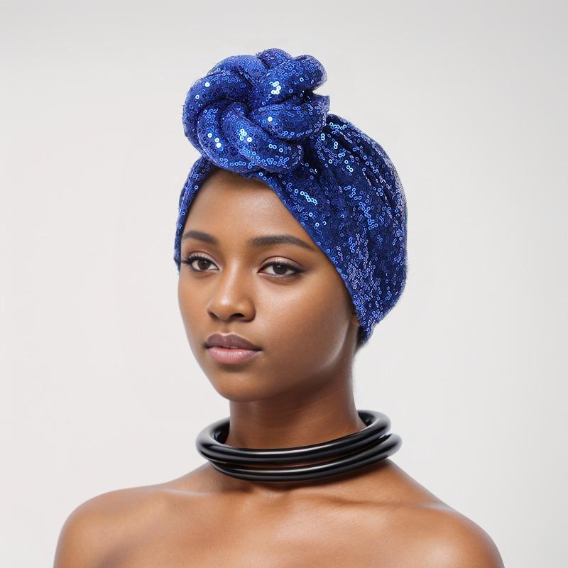 New Sequin Embroidered Handmade Bud Turban Muslim Turban Hat Indian Hat
