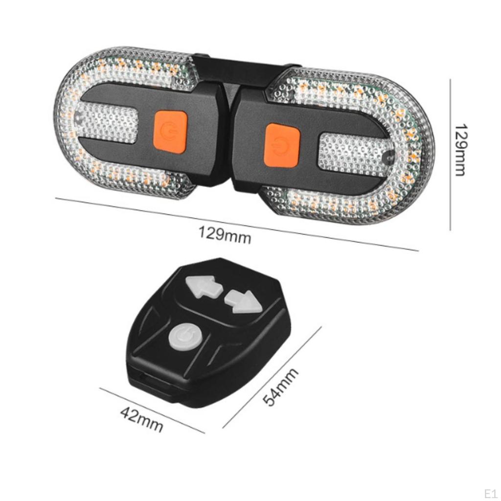 Bike with Turn Signal USB Rechargeable Taillight Weatherproof Remote