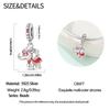 Charm Bead Components Authentic Original Copper Metal Red Elephant Pendant Bead Component Bead Components Compatible With Bracelet High Quality Fine