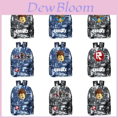 Kids Backpack Roblox School Bag Students Boys Bookbag Handbags Travelbag