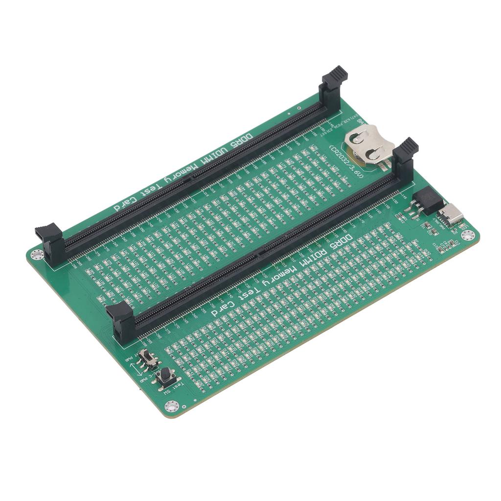 DDR5 Speichertester PCB Desktop DDR5 Speichertestkarte mit LED-Anzeige für Computer DDR5 R DIMM U
