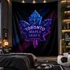 Wall Hanging Tapestry Toronto Maple Leafs Print Cloth for Living Room Bedroom Home Decor