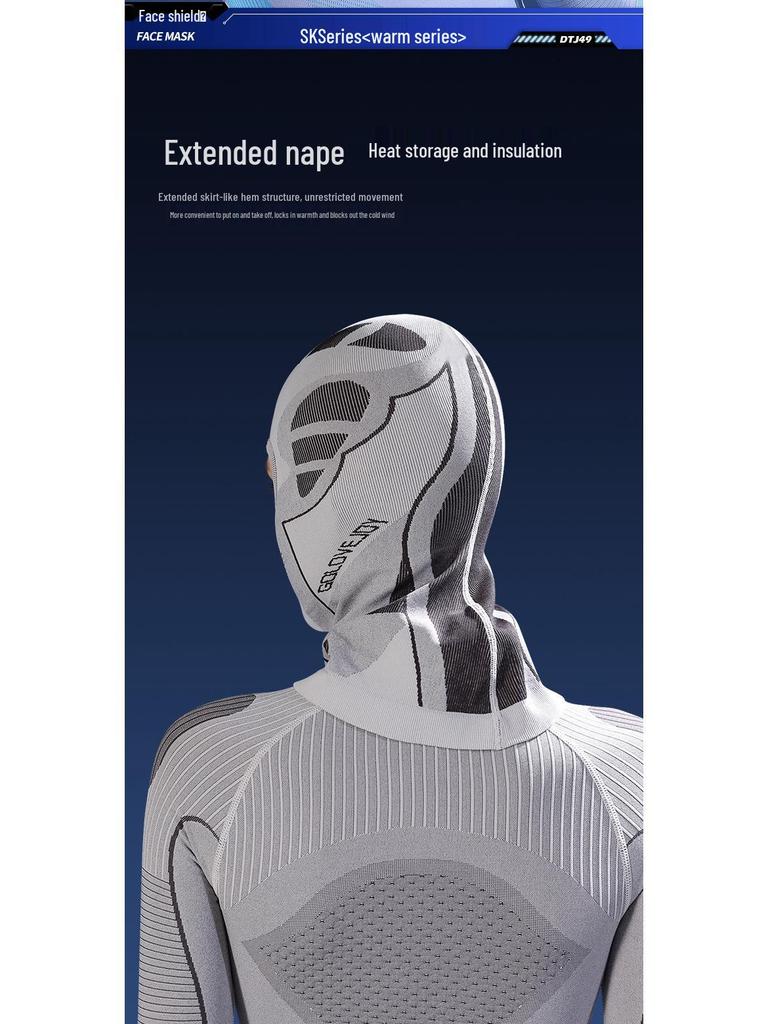 Winter Sports Ski Mask: Windproof, Coldproof Knitted Headgear for Men & Women - Lock Temperature & Warmth