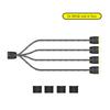 Computer Cooling Fan Cable 5V 3 Pin CPU ARGB HUB Extension Cable for Mainboard