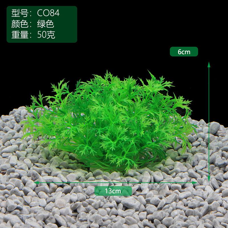 Fish Home Fish Tank Decoration Fish Tank Landscaping Aquarium Plastic Simulated Water Grass Straw Pile Fake Water Grass