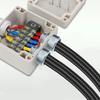 10PCS Steel Conduit Fittings with Spring Lock Easy Installation No Thread Designs Spring Lock set for Hard Metal Pipe