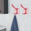 4 PCS Rose Gold Adhesive Towel Hooks Space Aluminum Robe Hook Wall Hooks  Bathroom Kitchen