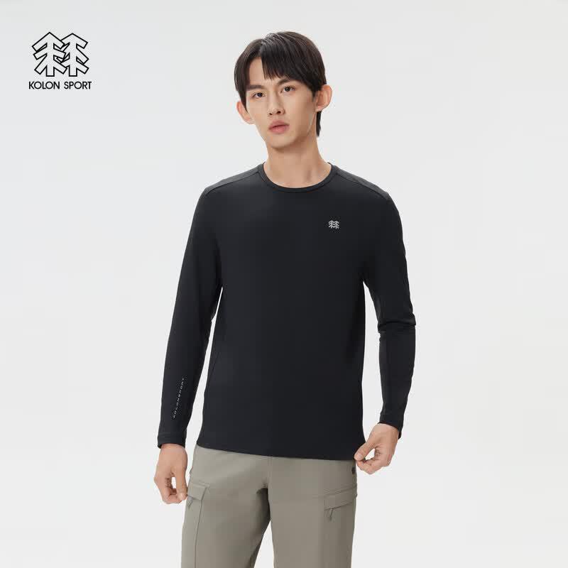 

KOLON SPORT Men s UPF50+ Micro-Fleece Long Sleeve T-Shirt XL