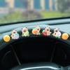 New Car Fun Decorations Dashboard Centre Console DIY Decorative Accessories Cartoon Orange Dolphin Shape Hanging Car Interiors