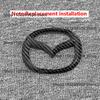 ABS Car Front Grille Eemblem Rear Trunk Badge Sticker For Mazda CX-30 CX50 60 90 CX-3 CX-5 8 9 MX-30 MX5 NC ND Logo Accessories vzpgl12