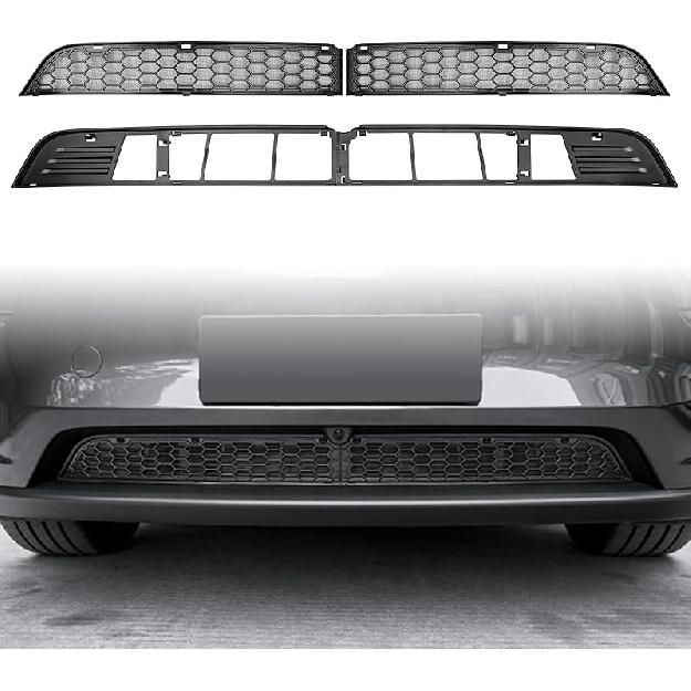Grille Mesh Erts For New Tesla Model 3 Highland Front Air Inlet Vent Grille Cover Replacement For Tesla Model 3 2024 2025 Accessories (Not Fit With