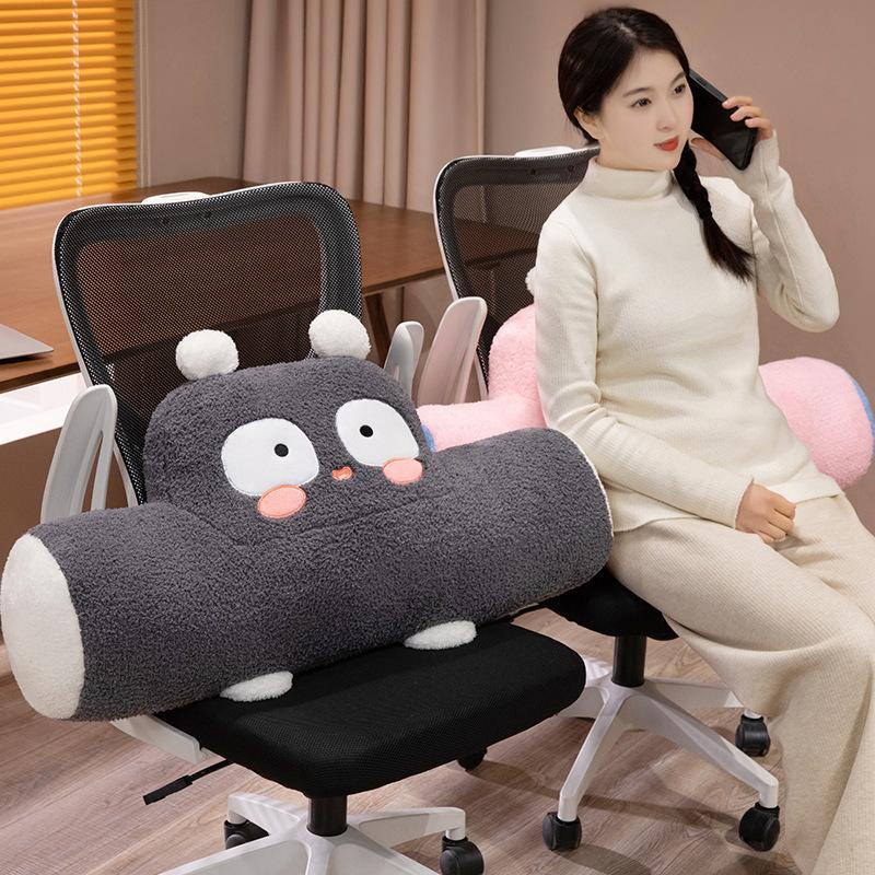 Cartoon Car Cushion Home Bedside Long Pillow Office Seat Waist Cushion Girls Use Sleeping Pillow