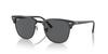 RB3016 Clubmaster 1367B1 Grey On Size 49 Ray-Ban Sunglasses, Black,
