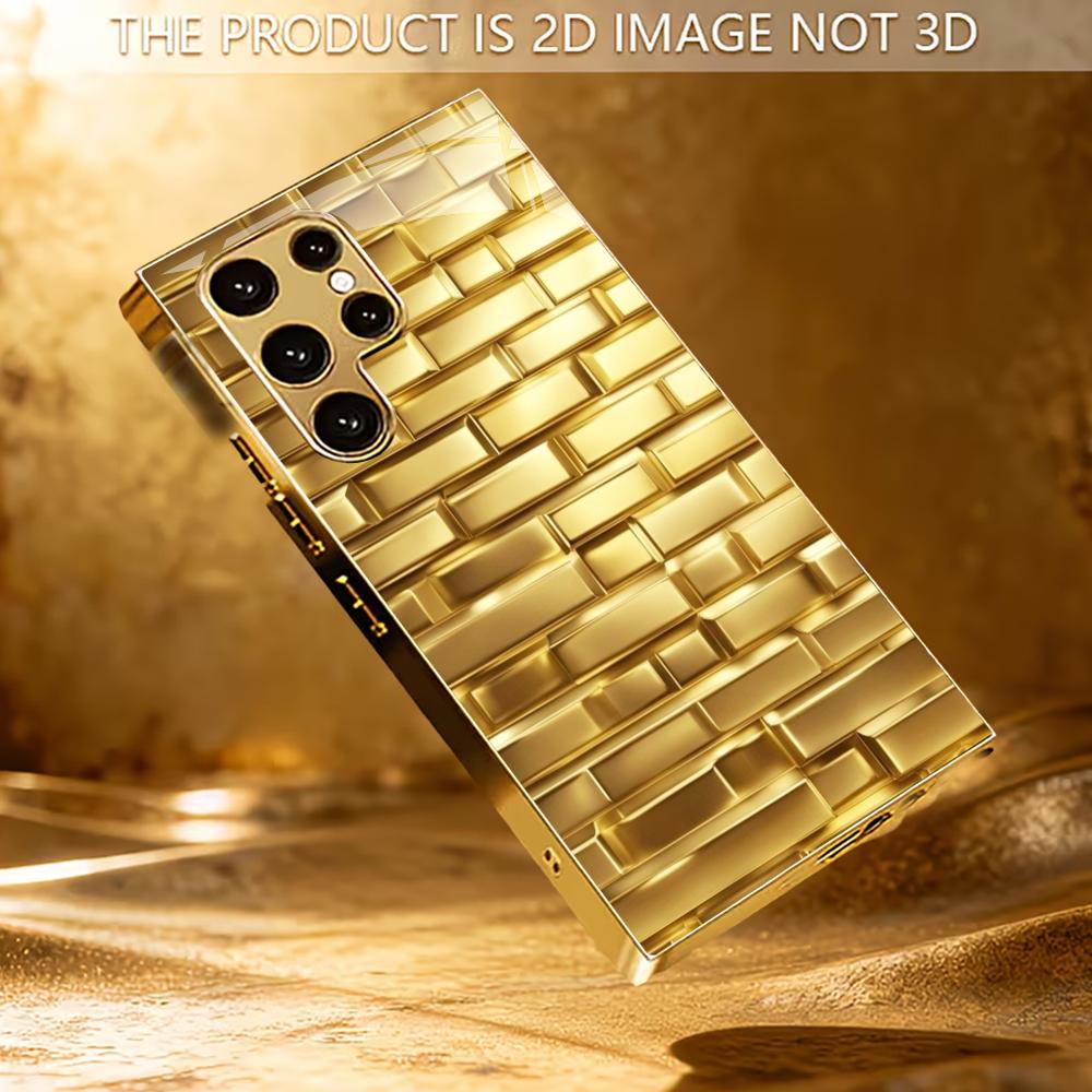Modna Atmosfera Prostota Wysokiej Jakości Galwanizowana Szklana Kabura na Telefon dla Samsung Galaxy S26 S25 S24 S23 S22 S21 FE, Ultra, Plus