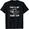 Unisex This Is My Tank Top T-Shirt Funny Army Military Tank Joke Tee