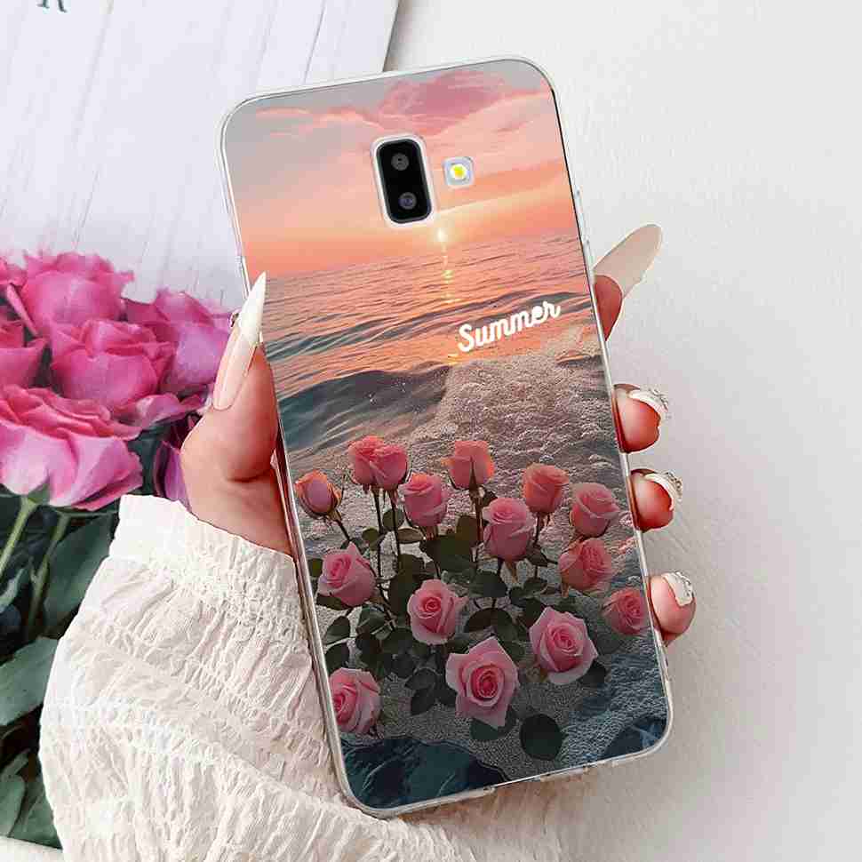 For Samsung Galaxy J6 Plus Case J610F J610G Popular Painted Phone Cover Soft Silicone Cases For Samsung J6 Plus GalaxyJ6+ Coque