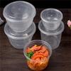Disposable Round Clear Plastic Food Containers