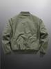 Men's Loose-Fit Cotton Baseball Jacket for Spring/Autumn