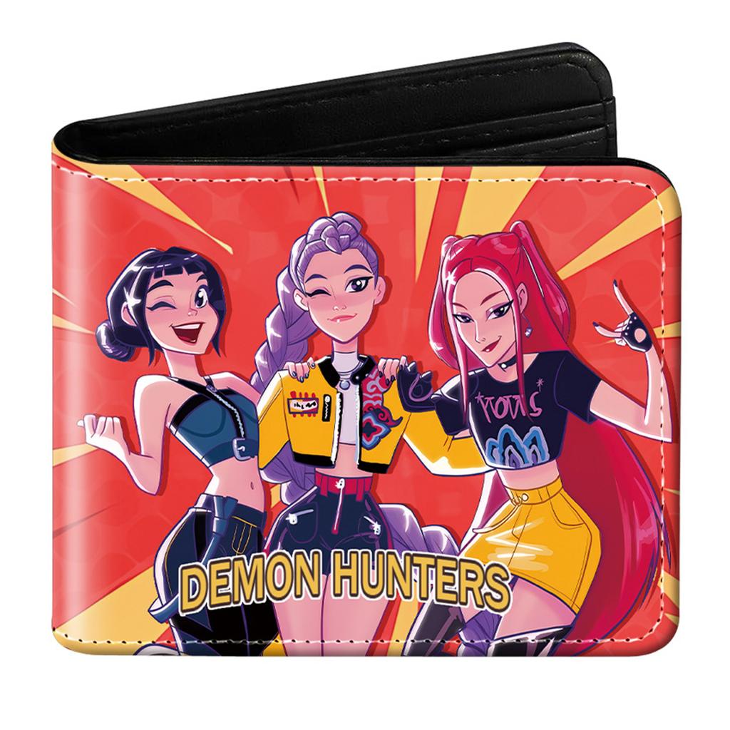 PU Leather Bifold Short Wallet, Animation Movie Peripheral Wallet, Fashionable And Exquisite Small Wallet