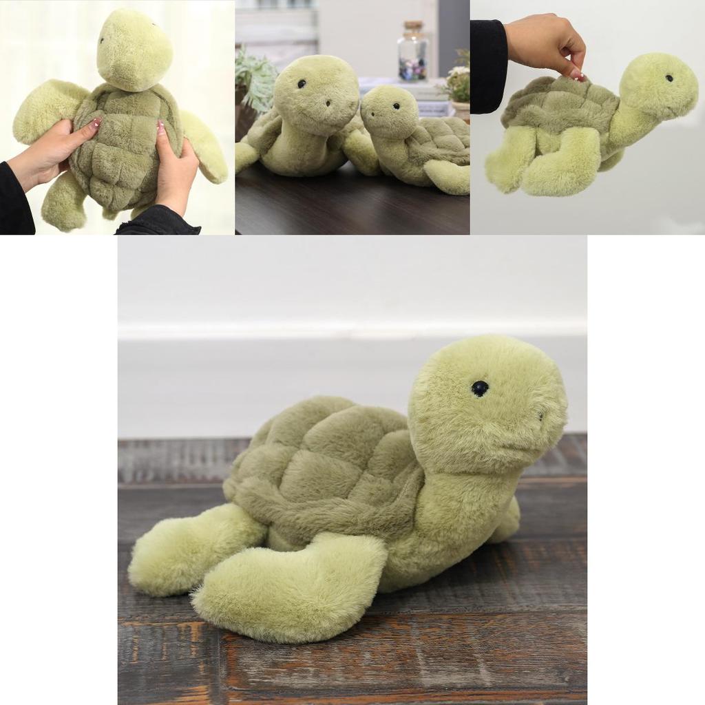 Cute Green Turtle Plush Toy Doll Pillow For Kids Gift And Collectors