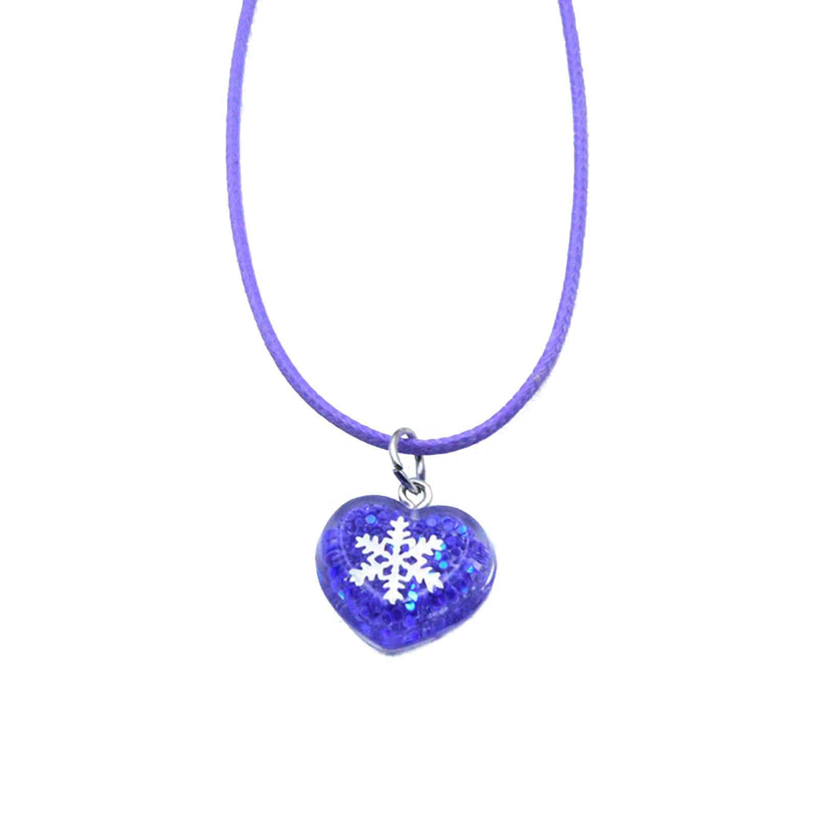 Fashion Trend Niche Sequins Heart Pendant Collarbone Chain Temperament Necklace 1