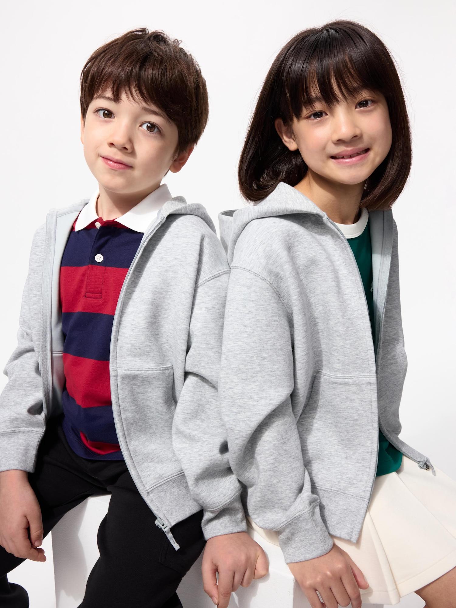 

Толстовка с капюшоном Uniqlo Japan Dry Sweat Full Zip 03 GRAY/110