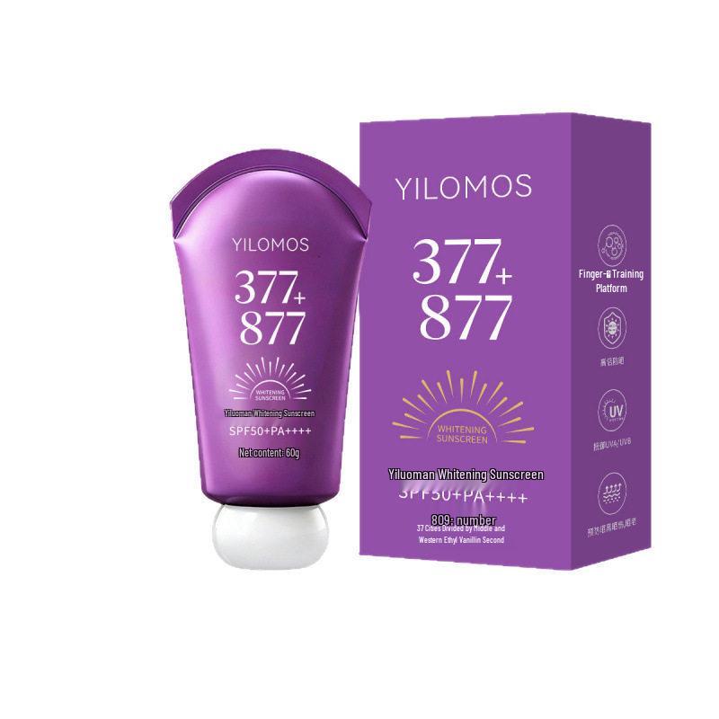 377 Whitening Sunscreen: High Protection, 50x UV Defense, Hydrating, Non-Greasy Whitening Isolation Sunscreen