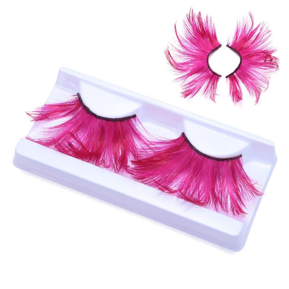 Extra Long Feather Eyelashes Eyelash Extension  Dramatic   Party