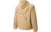 Puma ESS+ Velvet Jackets Unisex Coffee Hooded Moderate 539568-20