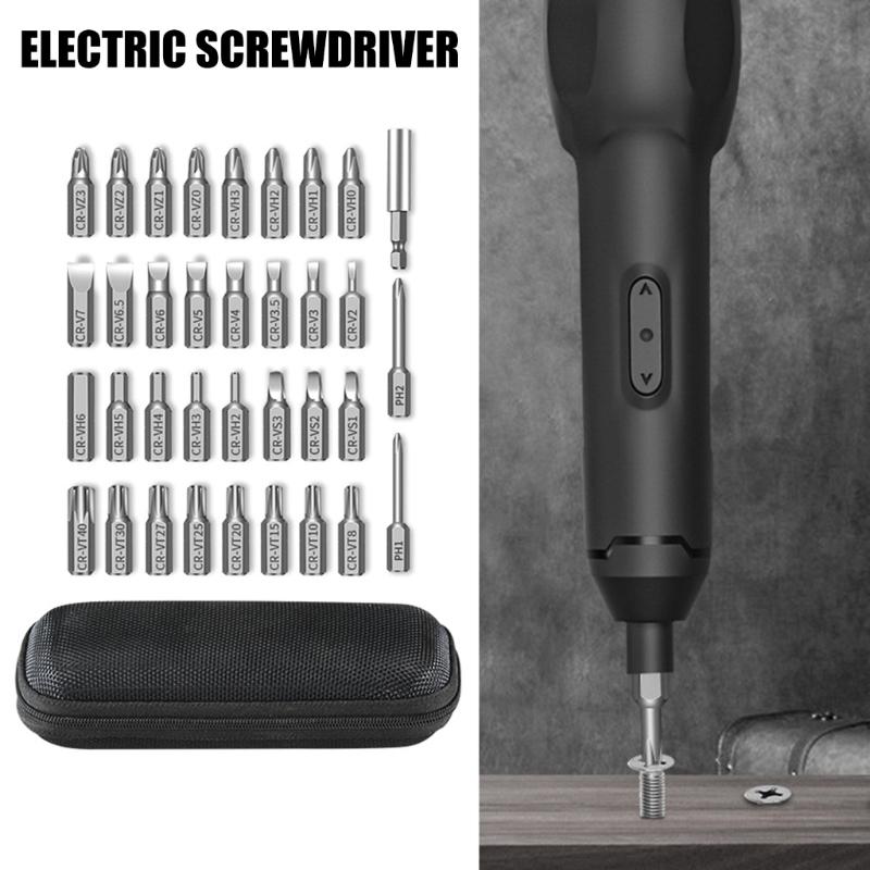 Intelligent Cordless Power Screwdriver USB Rechargeable Screwdriver For DIY Projects Remote Control Model Maintenance
