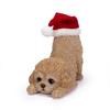 Ubia Toy Poodle Wearing a Santa 13 X X 11 Doll Animal Garden Christmas Tree H23084 Hat, 7.5 Cm, Figurine, Ornament, Decor, Dog, Ornament, Santa,